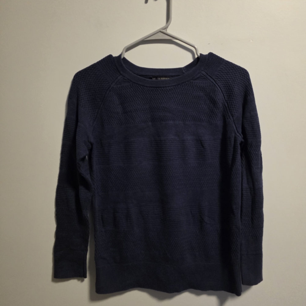 Banana Republic Navy Blue Knit Top